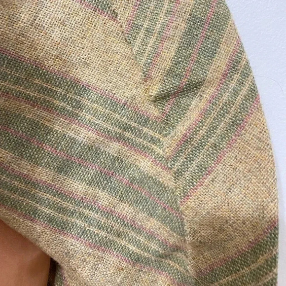 Vintage - 70s Chevron Wool Midi Skirt - Picture 6 of 11